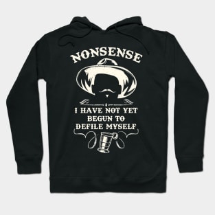 Tombstone Doc Holiday I Have Not Yet Begun To Defile Myself Hoodie